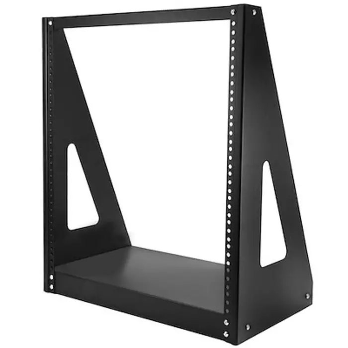 StarTech.com Black 12U Steel Server Rack with 2-Post Frame, 2POSTRACK12