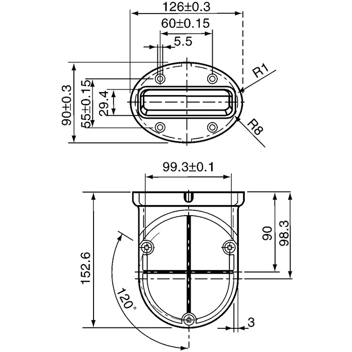 Werma Wall Bracket Black, 975.883.06