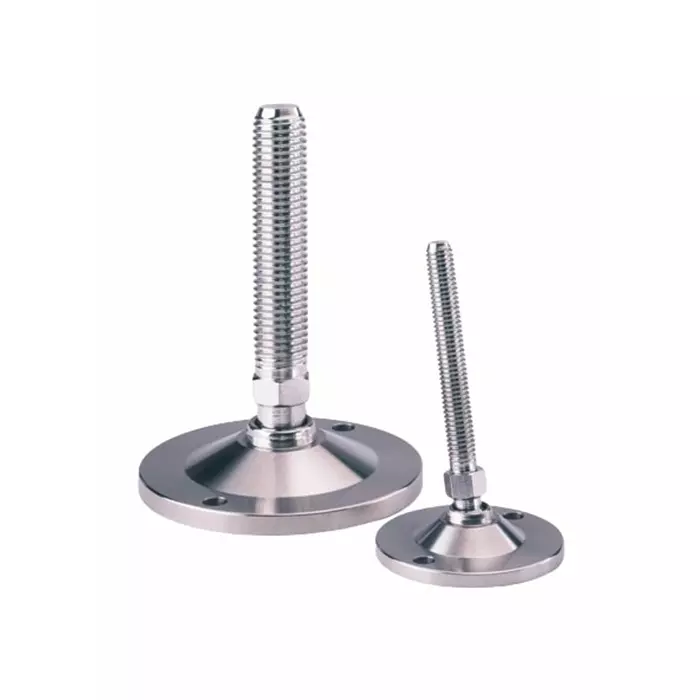 Nu-Tech Engineering M10 50 mm Dia. Steel Levelling Adjustable Foot 500 Kg Static Load Capacity 10 ° Tilt Angle, A210/002