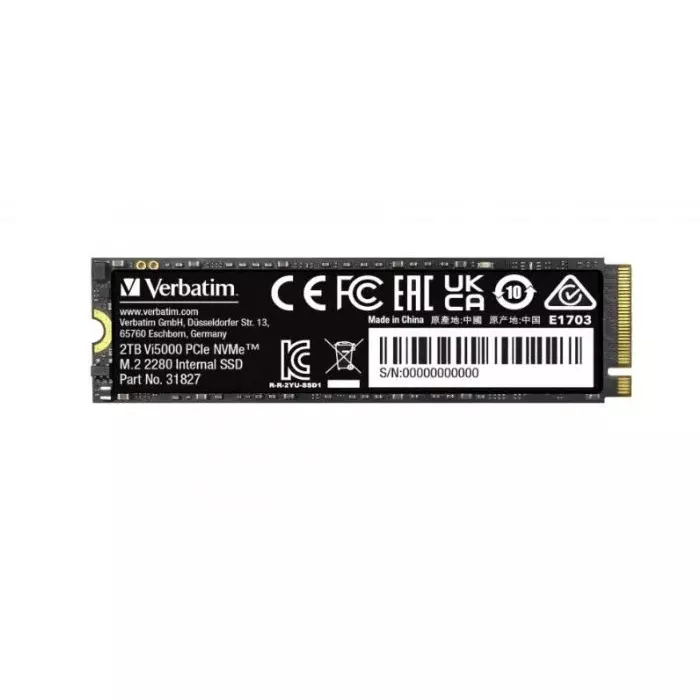 Verbatim Vi5000 2TB M.2 2 TB Internal SSD, 31827