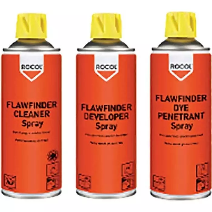Rocol Leak Flaw Detector Spray Cleaner Developer Penetrant 300 ml Aerosol, 63181