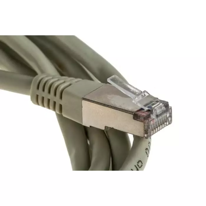 Decelect Ethernet Cable 3 m Cat5 Grey RJ45 to Male RJ45 Male F/UTP Shielded Terminated PVC Sheath, CR503B3