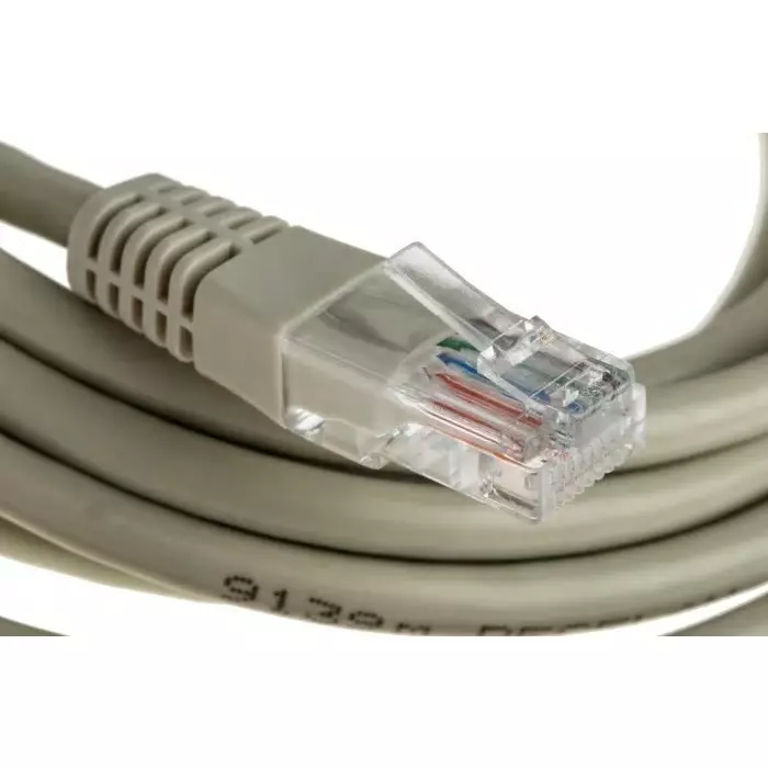 Decelect Ethernet Cable 3 m Cat5e Grey RJ45 to Male RJ45 Male U/UTP Unshielded Terminated PVC Sheath, CR503NB3