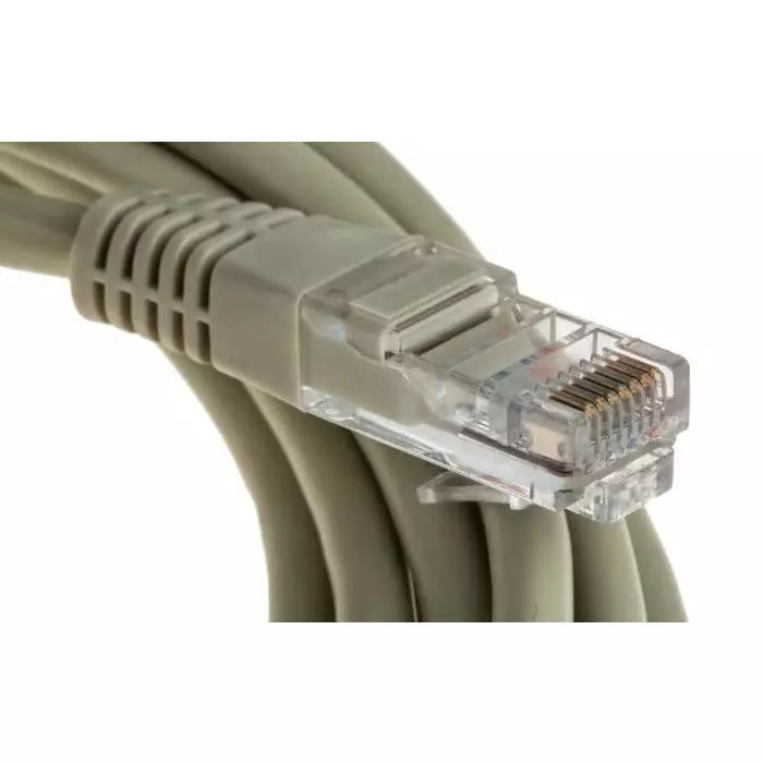 Decelect Ethernet Cable 3 m Cat5e Grey RJ45 to Male RJ45 Male U/UTP Unshielded Terminated PVC Sheath, CR503NB3