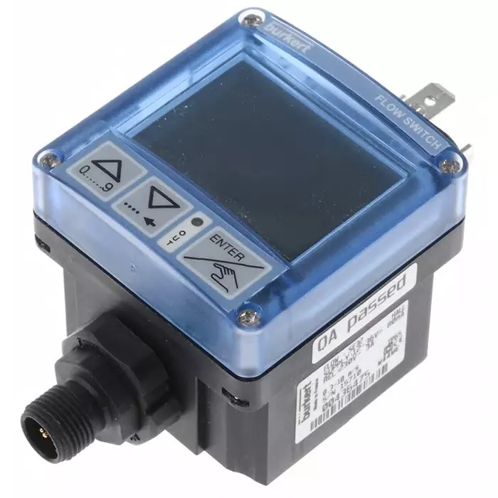 Burkert Compact Mount Flow Controller 2-1200 L/min Relay Output 12-30 V DC DN 15-100 mm, 436475
