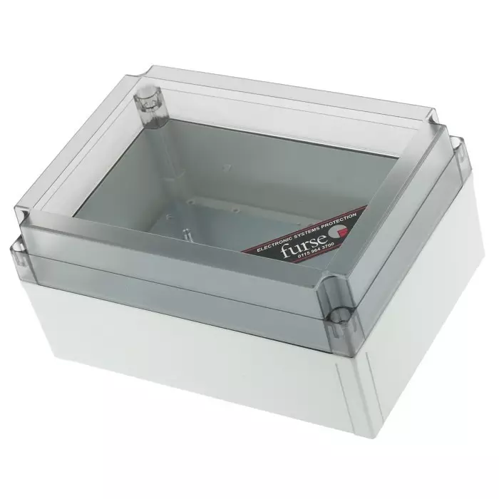 WJ Furse WBxSeries White Enclosure IP66 Clear Lid 125x255x180 mm, 7TCA085410R0027WBX4