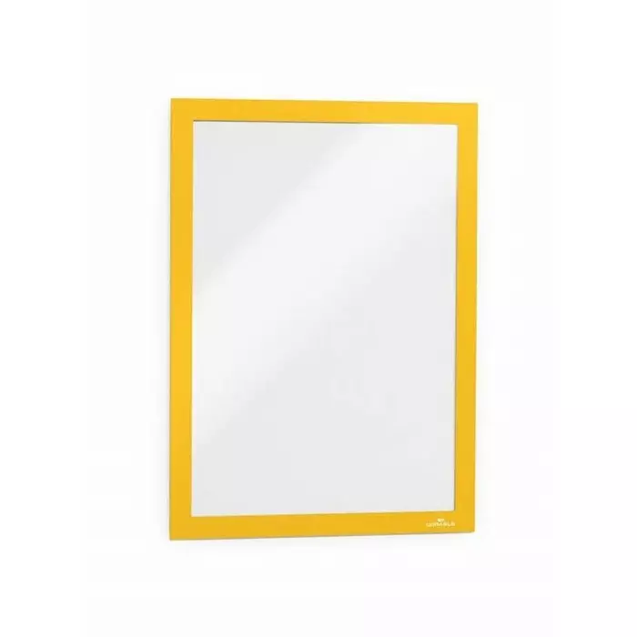 Durable Yellow Information Frame 323 mm Height 236 mm Width, 487204 (Pack of 2)