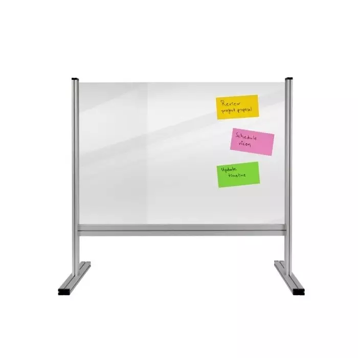 Legamaster Transparent Office Divider 650 mm Height 800 mm Width, 7-209630