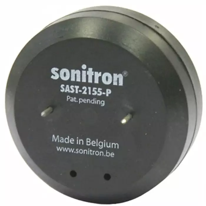 Sonitron 100dB Panel Mount Intermittent External Piezo Buzzer Transducer 54 (Dia.)x19.6 mm 0 V AC Min 40 V AC Max, SAST-2155-P
