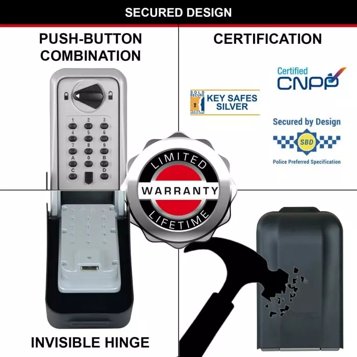 MASTER LOCK Combination Lock Key Lock Box, 5426EURD