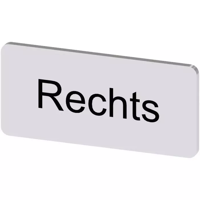 Siemens Labeling Plate, Rechts, 3SU1900-0AC81-0AH0
