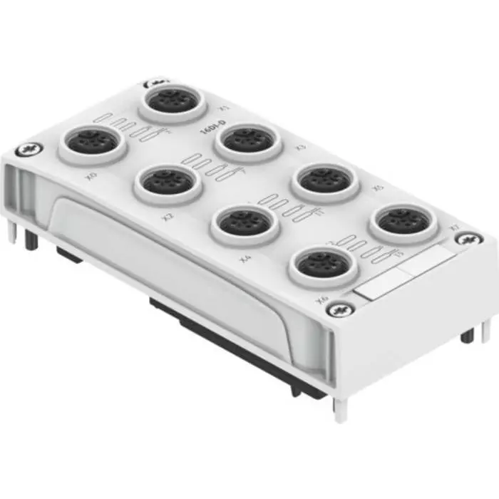 Festo CPX-AP Series I/O module, M12, 30m cable, 16 way, 8 port, CPX-AP-A-16DI-D-M12-5P