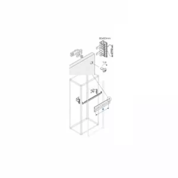 ABB Pickled Steel Sheet DIN Rail, 130mm x 800mm x 660mm, 1STQ008043A0000