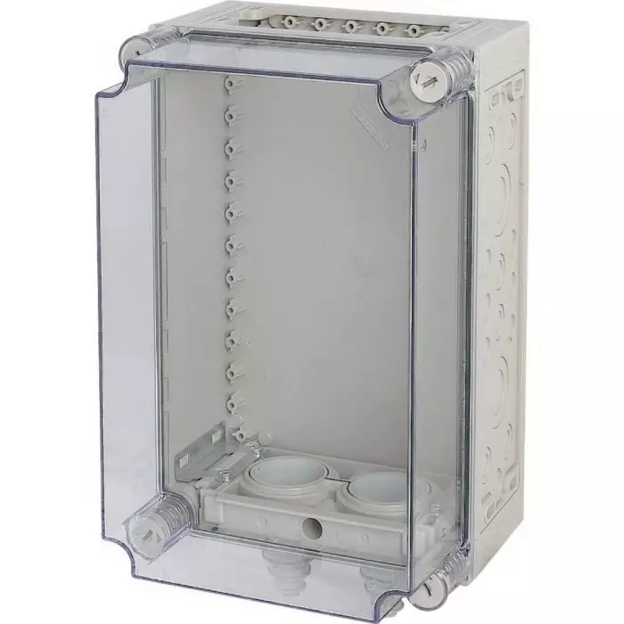EATON xEnergy Series Light Grey Plastic General Purpose Enclosure, IP65, IK10, Transparent Lid, 225 x 375 x 250 mm, 079266 KST34-200