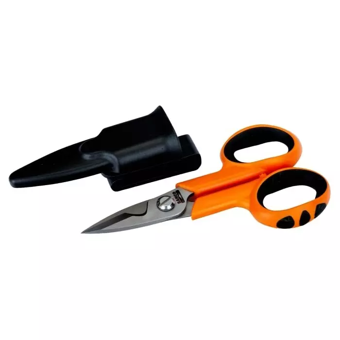 Bahco Electricians Scissor Steel 140 mm Overall & 43 mm Blade Length, SCB140G