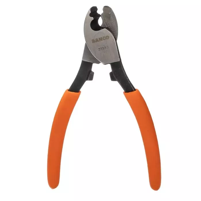 Bahco Cable Cutting/Stripping Pliers with PVC Coated Handles for Cu and Al Cables, 2233 D-160