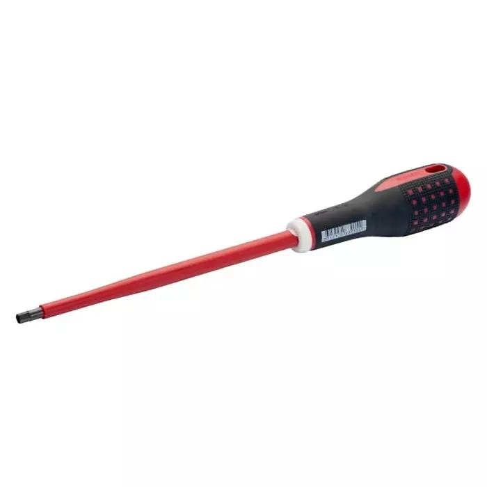 Bahco Hexagon Screwdriver 3 mm Tip 125 mm Blade VDE/1000V 247 mm Overall Length, BE-8703S