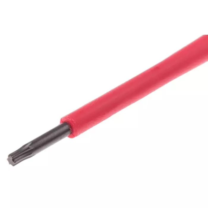 Bahco Torx Screwdriver T10 Tip 100 mm Blade VDE/1000V 222 mm Overall Length, BE-8910S