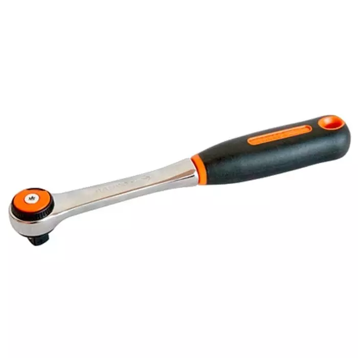 Bahco Ratchet Wrench 3/8 inch Square Drive with Handle 202 mm Overall Length, 7750RN