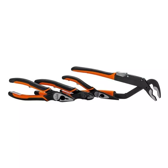 Bahco Plier Set 200 mm Overall Length, 9897 (Set of 4 Pcs)