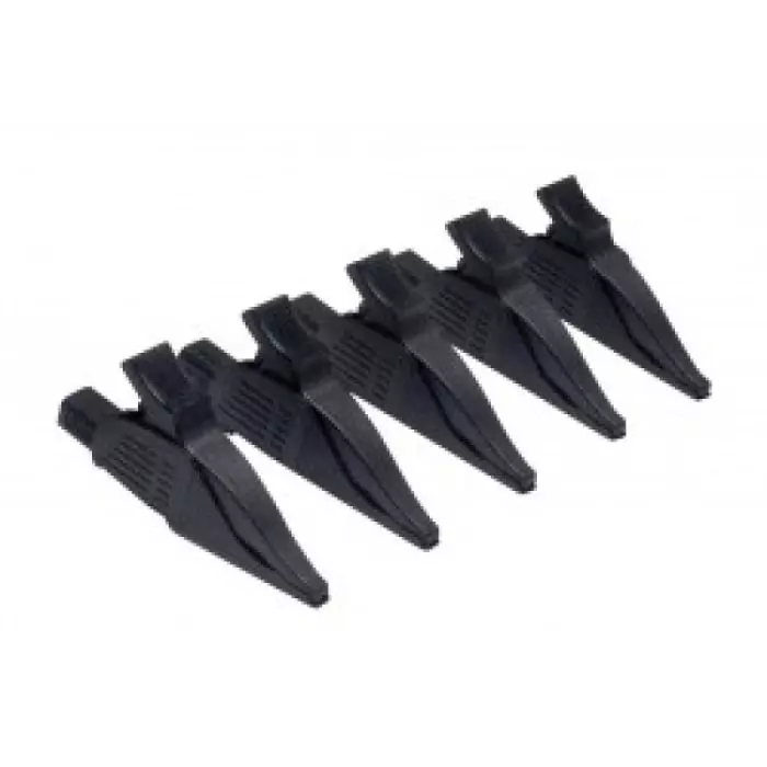 CHAUVIN ARNOUX Crocodile Clip 20 A 39.6 mm Jaw Opening Black, P01102099