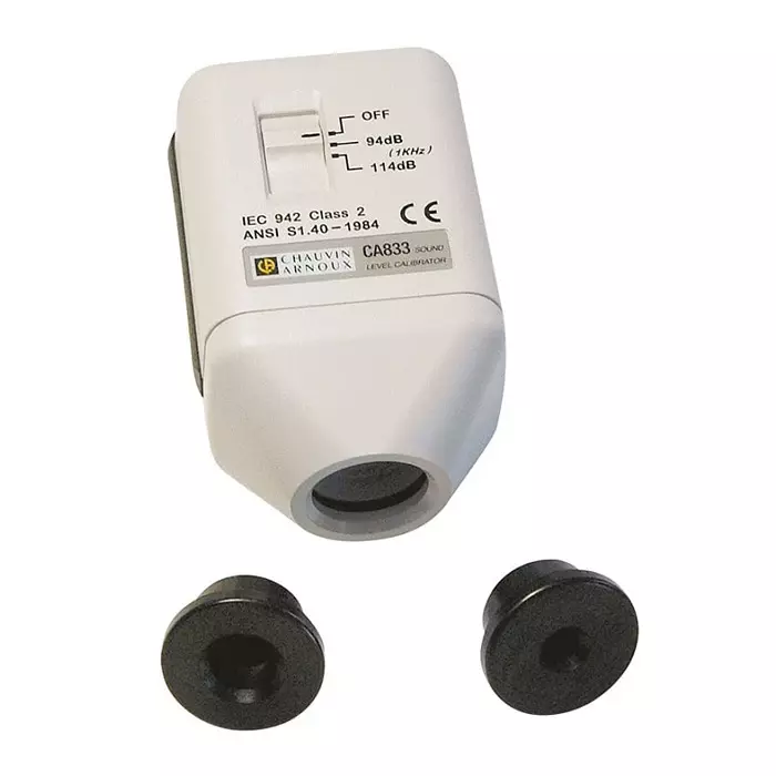 CHAUVIN ARNOUX Sound Level Calibrator ±0.5 dB Accuracy 94.0 dB 114.0 dB Output, P01185301
