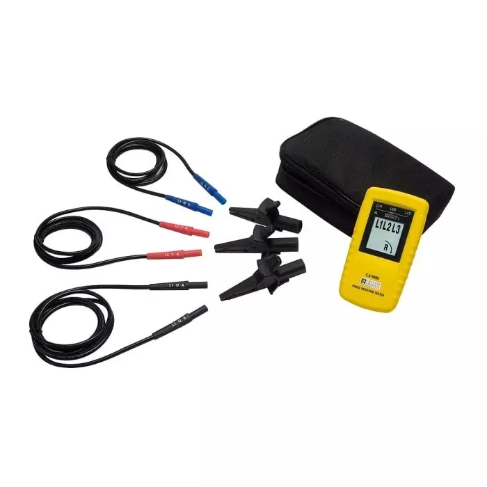 CHAUVIN ARNOUX Phase Rotation Tester CAT III 600V 400Hz Max 850V ACMax, P01191304