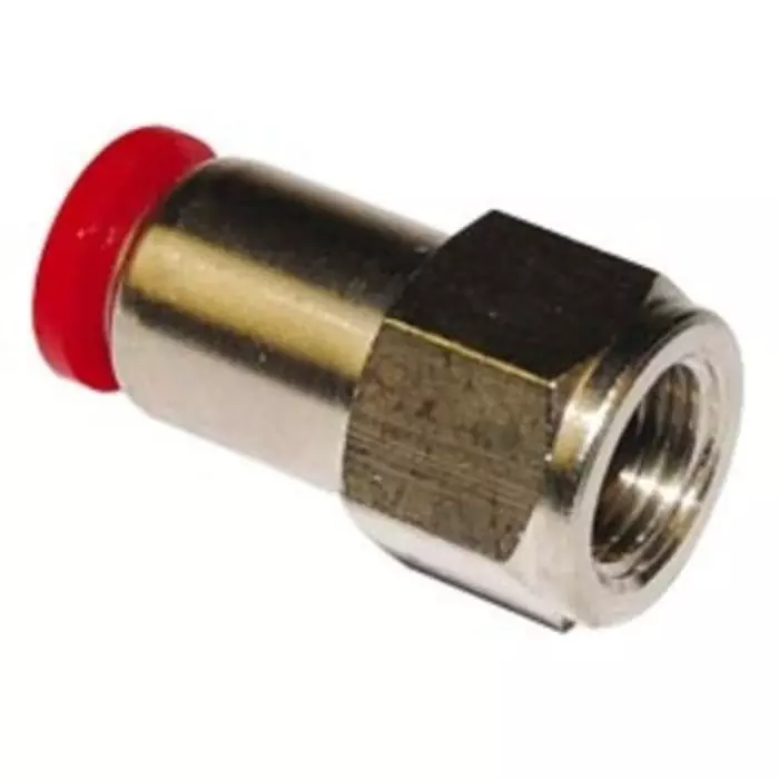 Norgren Pneumatic Fittings G 1/8 Female Threaded-to-Tube Connection Style, C02260818 (Pack of 10 Pcs)