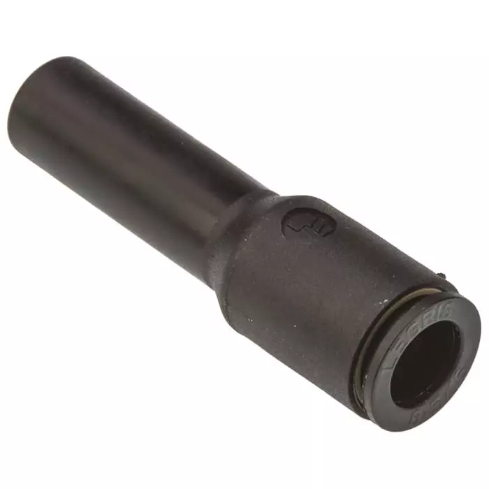 Legris LF3000 Series Straight Tube-to-Tube Adaptor Push In 8 mm to Push In 10 mm Tube-to-Tube Connection Style, 3166 08 10 (Pack of 5 Pcs)