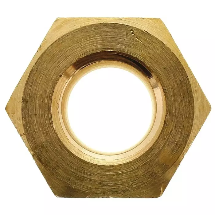 Legris Brass Pipe Fitting Straight Threaded Reducer Male R 1/2 inch to Female G 1/4in, 0163 21 13 (Pack of 5 Pcs)