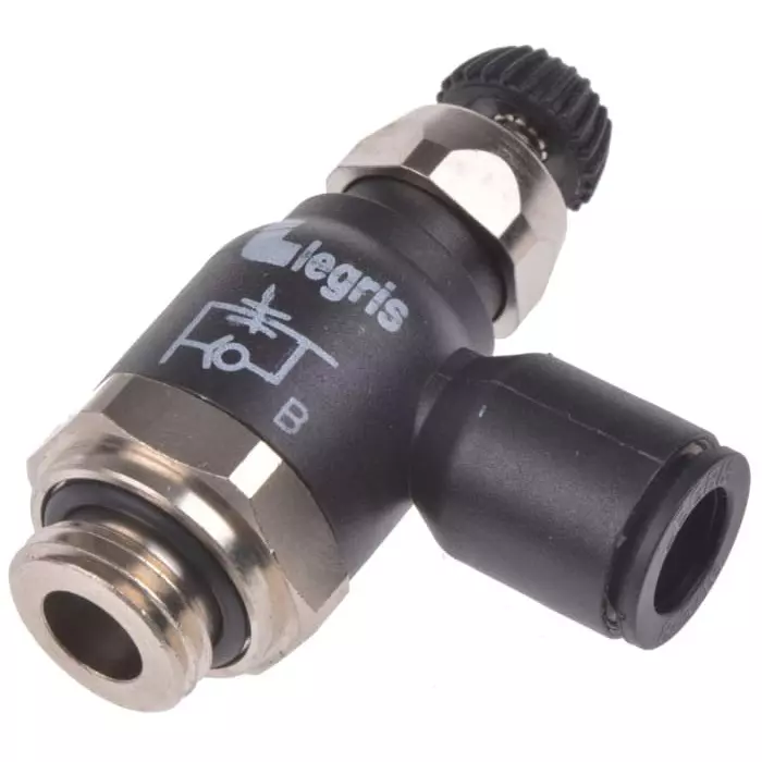 Legris 7061 Series Tube Flow Regulator 8 mm Tube Inlet Port, 7061 08 13
