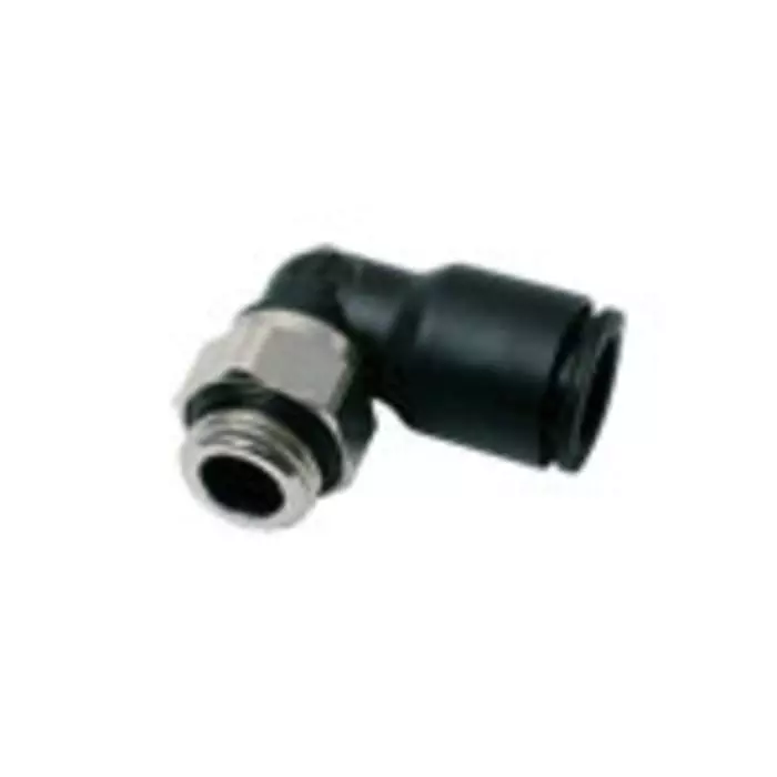 Legris LF3000 Series Elbow Threaded Adaptor G 1/2 Male to Push In 8 mm Threaded-to-Tube Connection Style, 3199 08 21 (Pack of 5 Pcs)