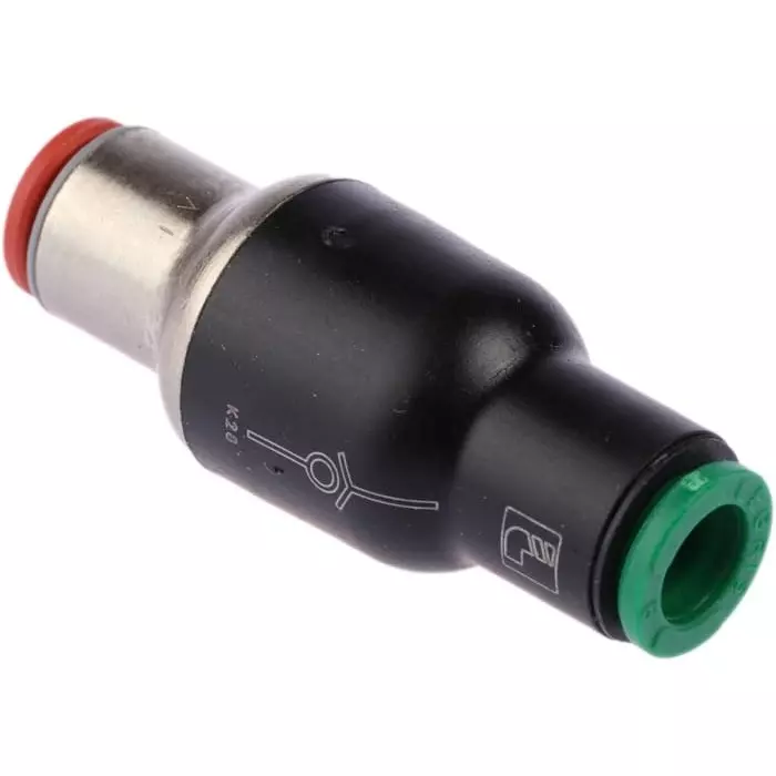 Legris 7996 Series Non Return Valve 6 mm Tube Inlet 6 mm Tube Outlet 1 to 10 Bar, 7996 06 00