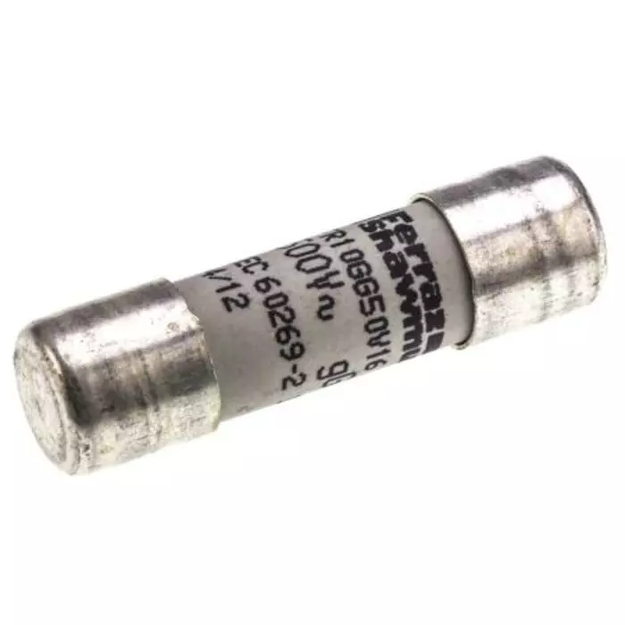 Mersen FF Cartridge Fuse 16 A 500 V DC, 690 V AC & 700 V AC 10x38 mm, D1014579 - FR10GR69V16