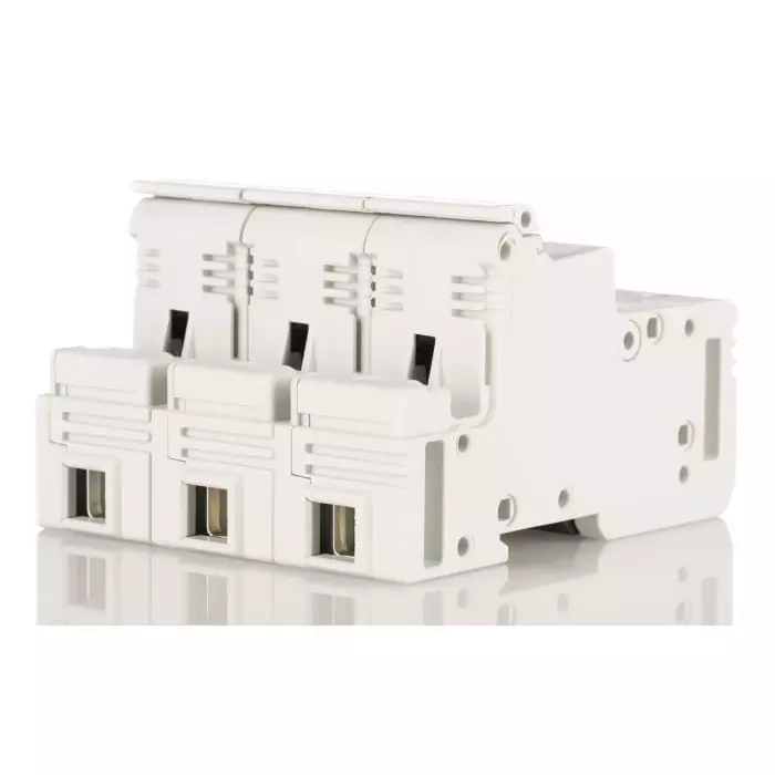 Mersen Rail Mount Fuse Holder 125 A for 22x58 mm Fuse 3P 690 V AC, E331135