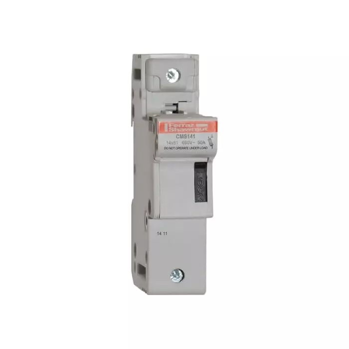Mersen Rail Mount Fuse Holder 50 A for 14x51 mm Fuse 1P 690 V AC, A331016