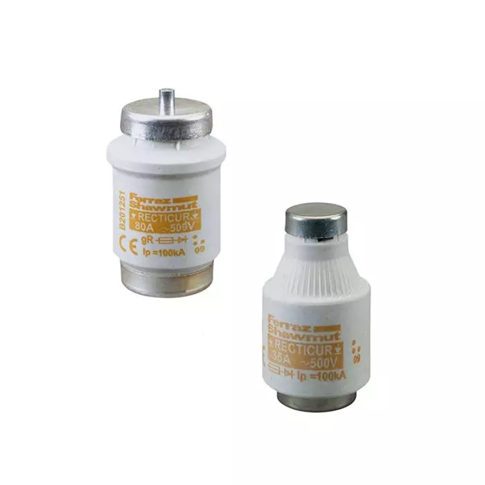 Mersen DII Diazed Fuse 6 A E27 Thread Size gR 500 V AC, E214065 (Pack of 5 Pcs)