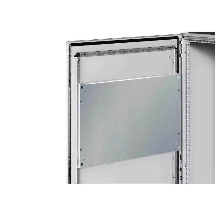 Rittal Sheet Steel Partial Mounting Plate 500x700mm, 8617540