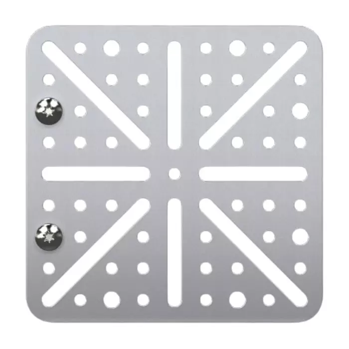 Rittal TS Series Sheet Steel Perforated Mounting Plate 141.5mm W for Use with AE Series AX SE TS VX, 8612400 (Pack of 4 Pcs)