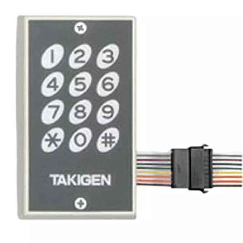 TAKIGEN Numeric Keypad Switch DC12 V 50 mA, LE-120