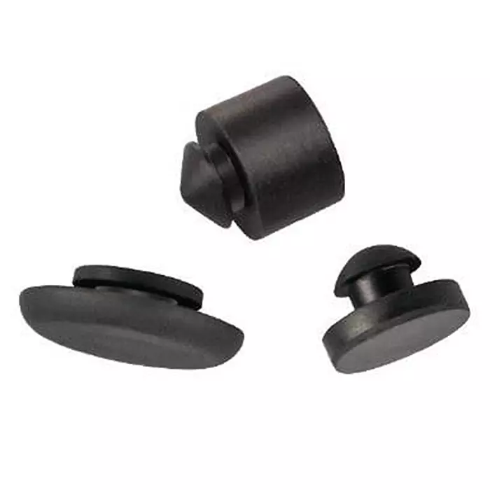 Heyco Rubber Push-In Styrene 6.4 mm Black, G2027