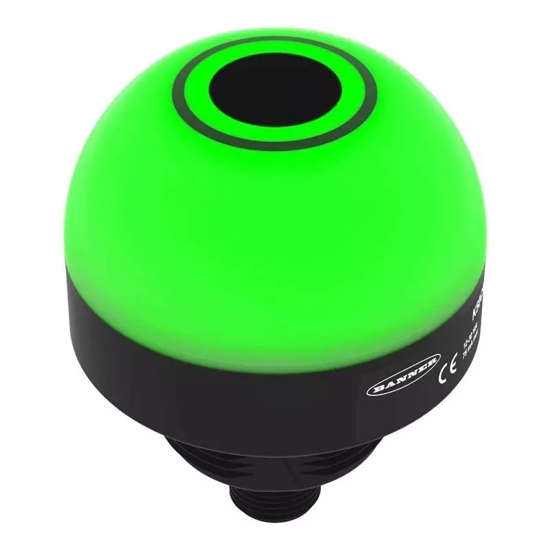 BANNER ENGINEERING Programmable Touchless Button, Rgb/30Vdc, K50Psaf1000Sq.