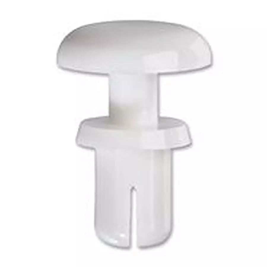 TR FASTENINGS Snap Rivet, Nylon 6, 4.2Mm, White, Pk100, Trsr 4055 W (Pack of 100)
