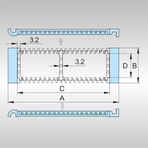 controlwell-cable-drag-sabin-n-type-chain-both-side-open-200-mm-inner-width-46-mm-bending-radius-nsb028n200r46