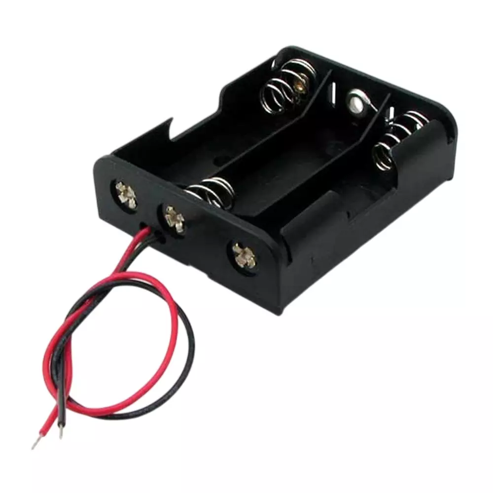 Kyoritsu Electronics Battery Box with Lead Wire, BH331-3A