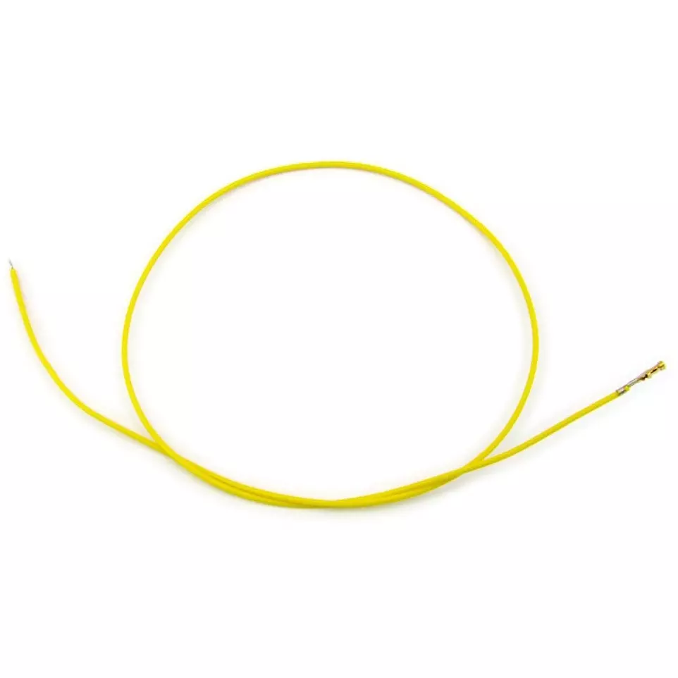 Kyoritsu Electronics Single End Crimped Wire [Cable] Yellow, QW-1YL (Pack of 10)