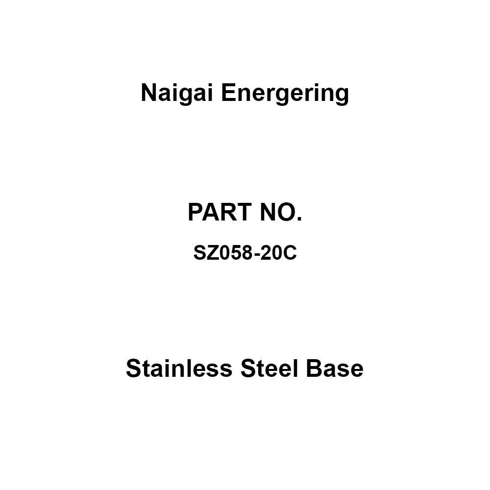Naigai Energering Stainless Steel Base Stainless Steel 50x800x200 mm, SZ058-20C