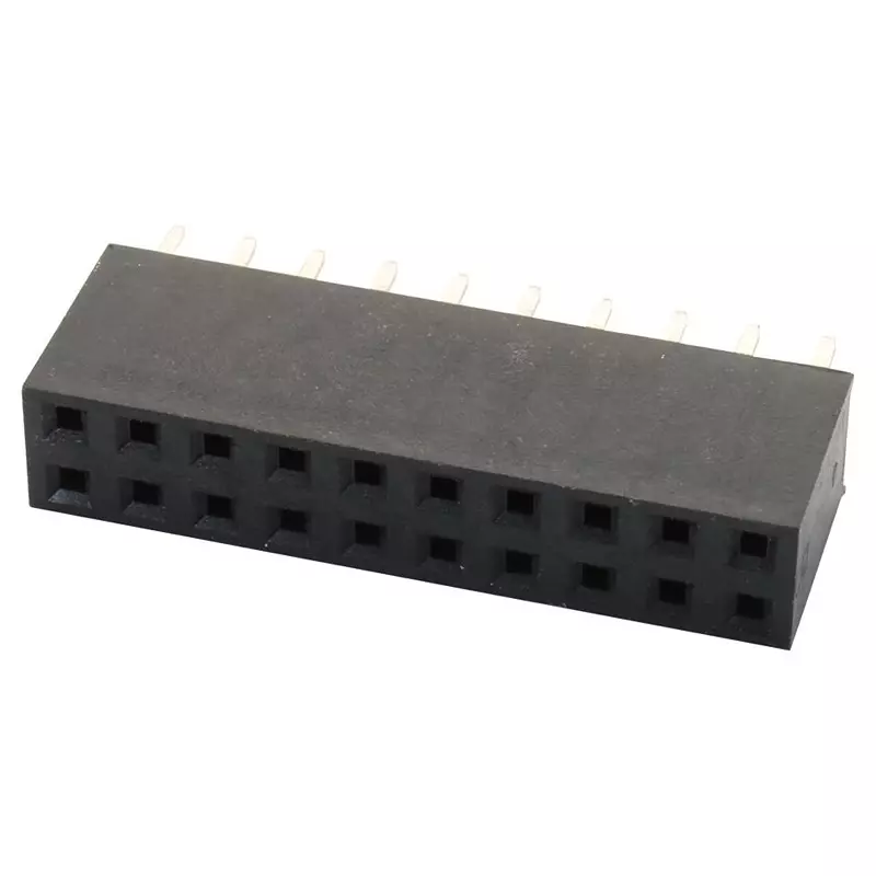 HARWIN CONNECTOR, RCPT, 20POS, 2ROW, 2.54MM, M20-7831042