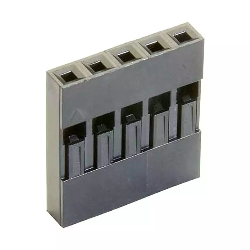 HARWIN RECEPTACLE HOUSING, 1POS, PPE/PS, BLACK, M20-1060100 (Pack of 100 Pcs)