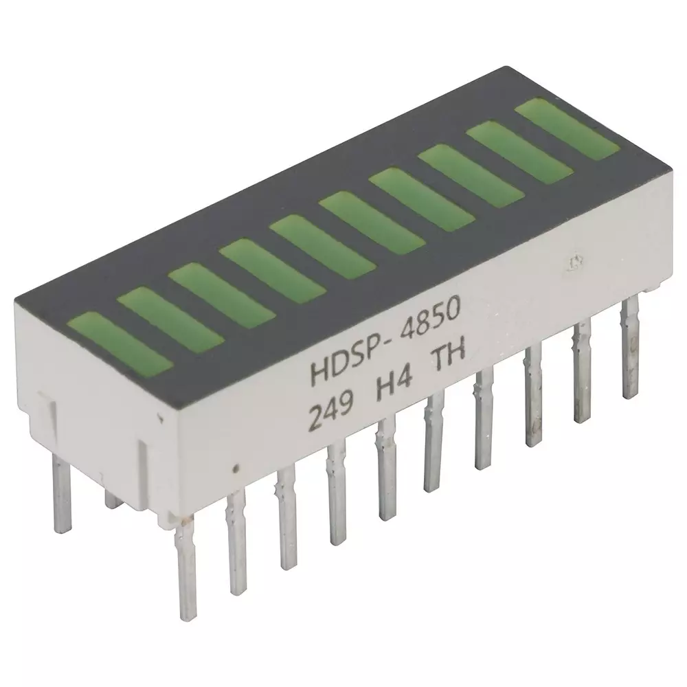 BROADCOM LED BAR ARRAY, GRN, HDSP-4850